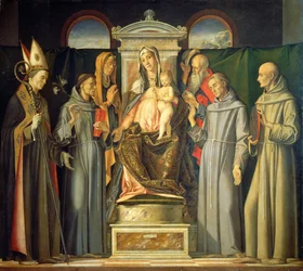 Madonna med tron, 1480